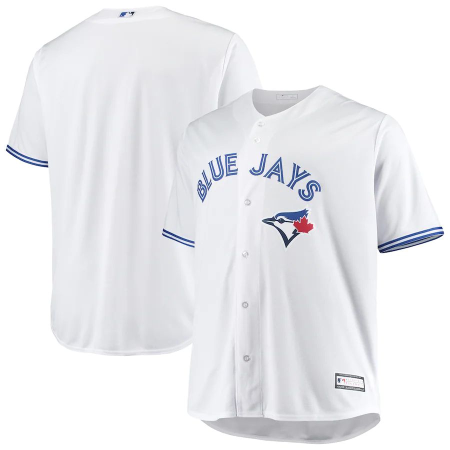 Cheap Mens Toronto Blue Jays White Big & Tall Home Replica Team MLB Jerseys